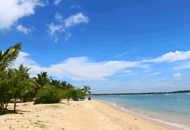 Kalkudah and Pasikudah Beaches in Sri Lanka