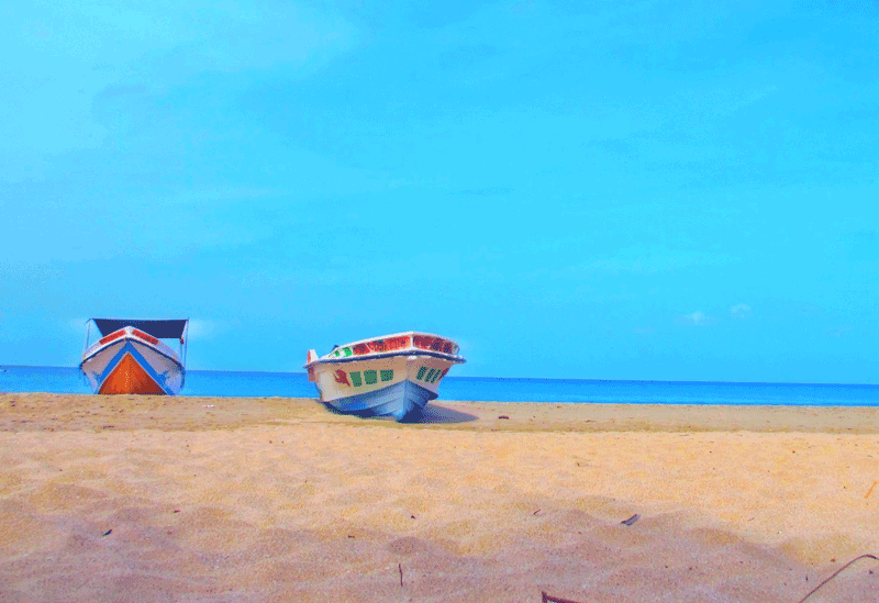 Kalkudah and Pasikudah Beaches in Sri Lanka